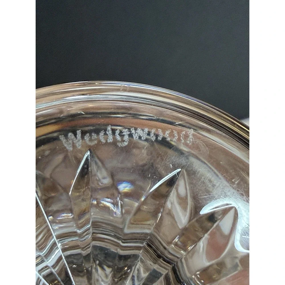 Vintage Wedgwood Crystal Majesty Bud Vase Flowers Yugoslavia 7.5